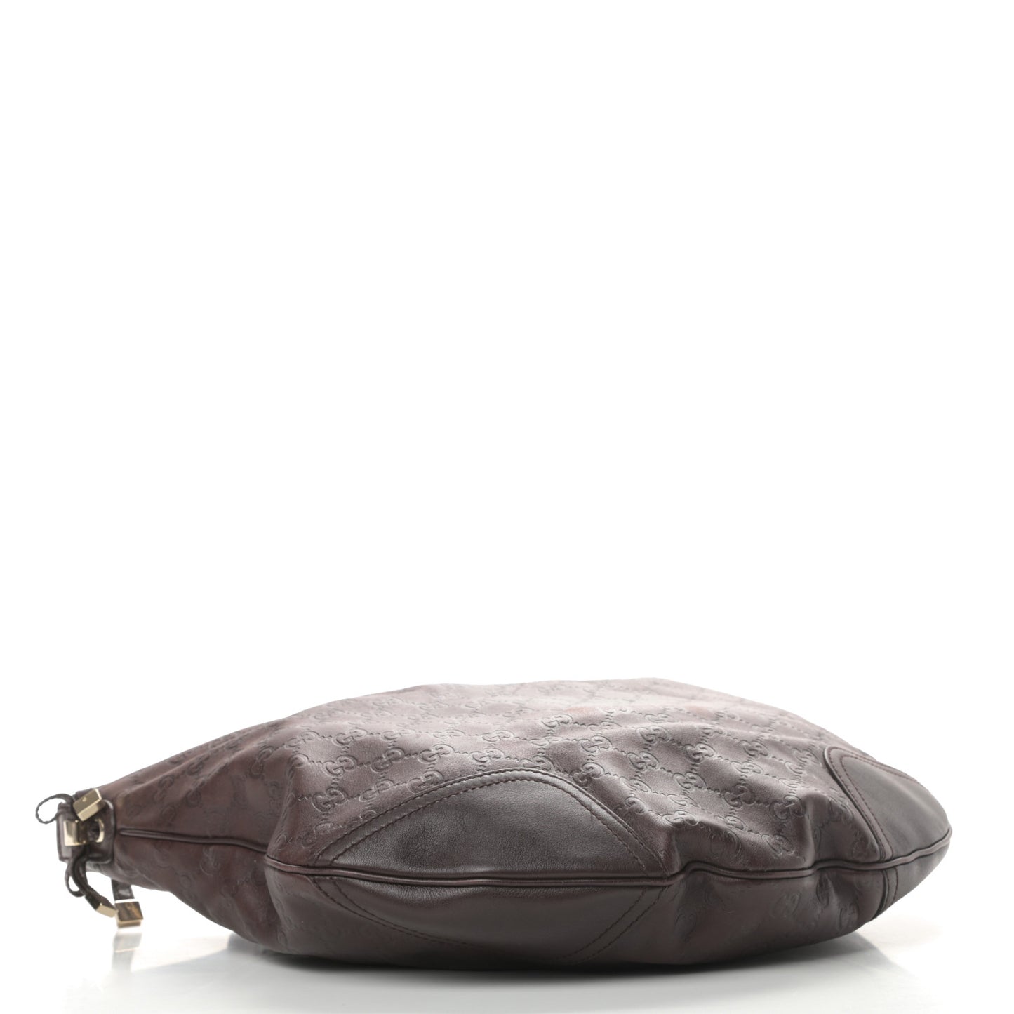 Guccissima Large Princy Hobo Dark Brown