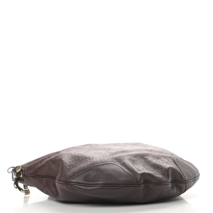 Gucci Guccissima Large Princy Hobo Dark Brown 4 of 12