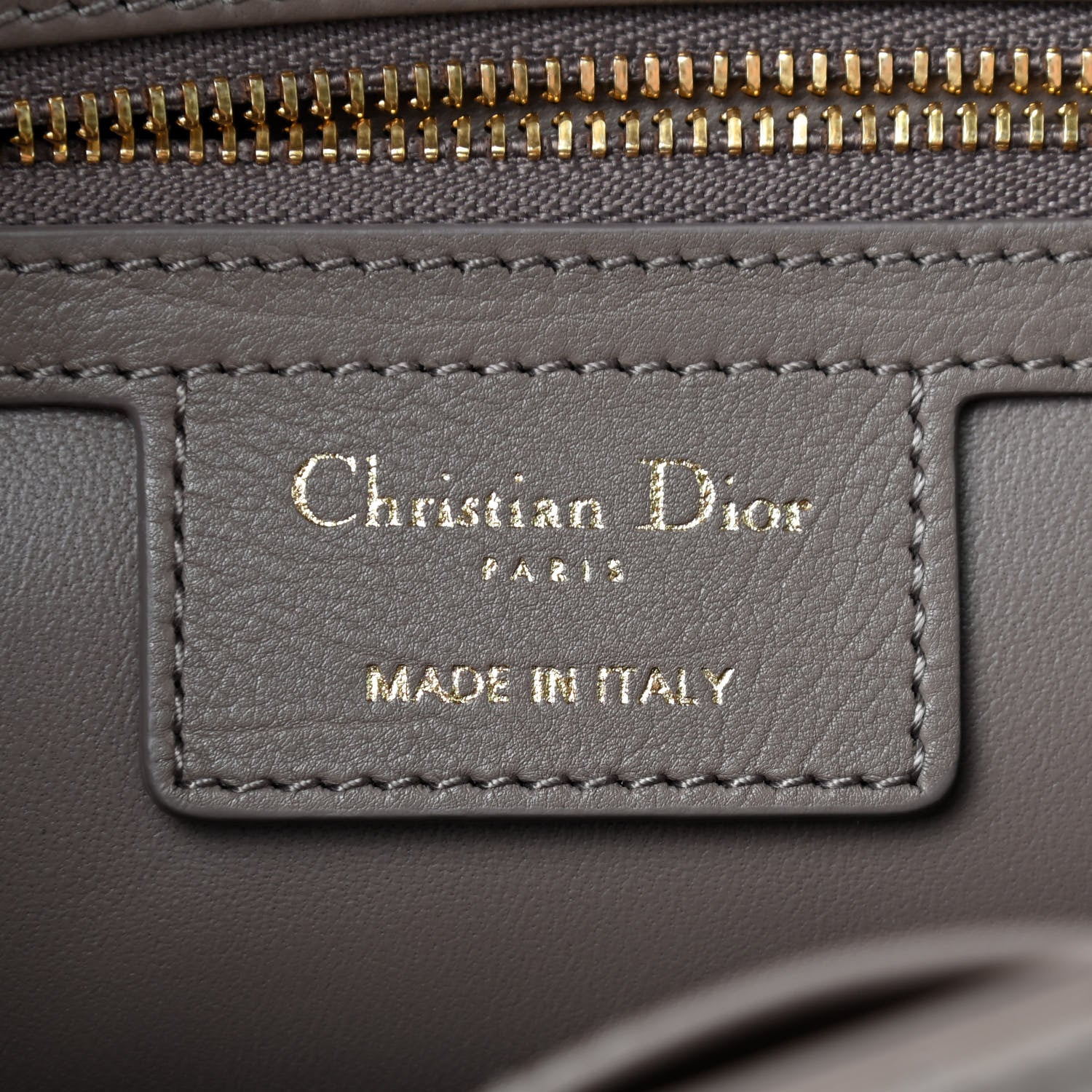 Christian Dior Lambskin Cannage Medium Caro Bag Warm Taupe 8 of 9