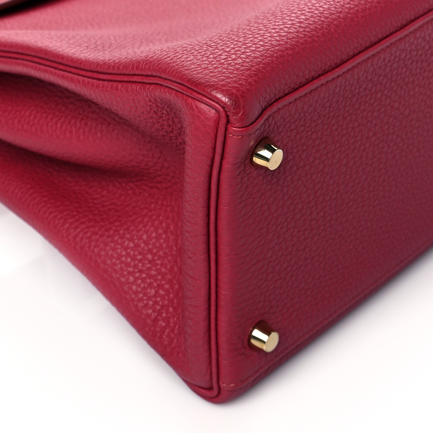 Hermes Togo Kelly Retourne 35 Rubis 9 of 12