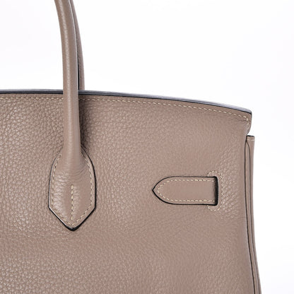 Hermes Taurillon Clemence Birkin 35 Gris Tourterelle 31 of 36