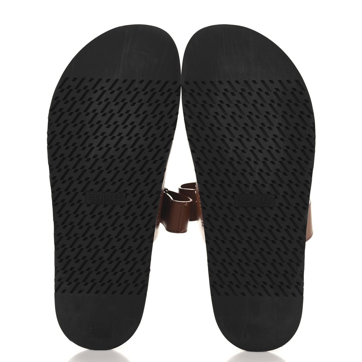 Hermes Calfskin Mens Chypre Sandals 44 Beige Dore 6 of 12