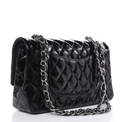 Chanel Patent Quilted Medium Double Flap Black 3 of 14