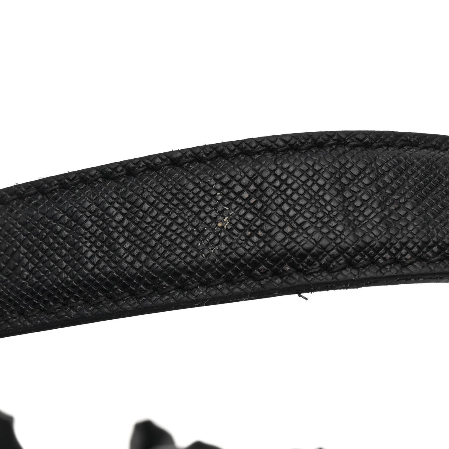 Prada Saffiano Tessuto Nylon Mini Bucket Crossbody Bag Black 10 of 10