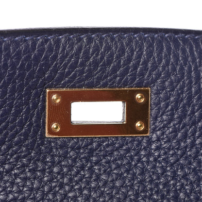 Hermes Togo Kelly Ado Backpack Bleu Nuit 18 of 32