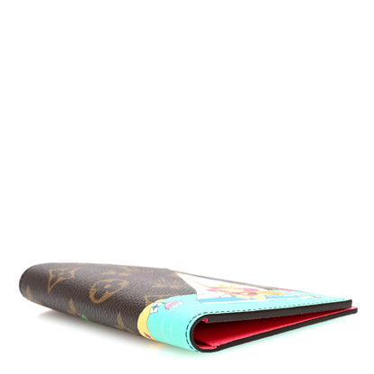 Louis Vuitton Monogram 2023 Christmas Animation Tropical Seas Passport Cover Dragon Fruit Pink 4 of 7