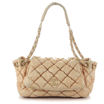 Chanel Lambskin Bubble Quilt Accordion Flap Beige 1 of 10
