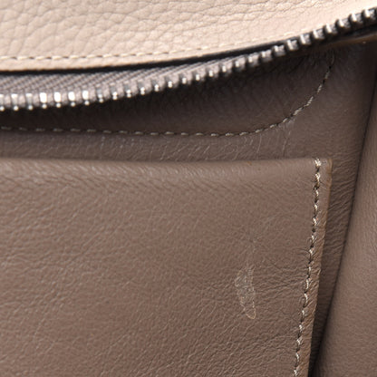 Celine Drummed Calfskin Suede Small Trapeze Dune 8 of 20