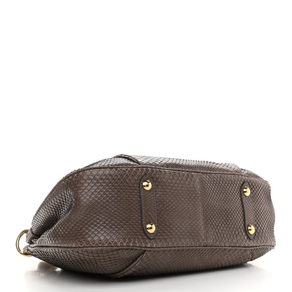 Louis Vuitton Python Galliera PM Gris 3 of 8