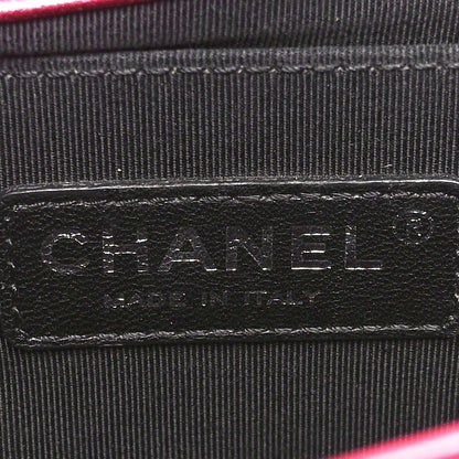 Chanel Metallic Patent Calfskin Quilted Medium Boy Flap Pink 6 of 10