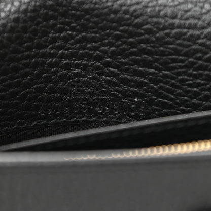 Gucci Calfskin Mini GG Marmont Chain Wallet Black 7 of 12