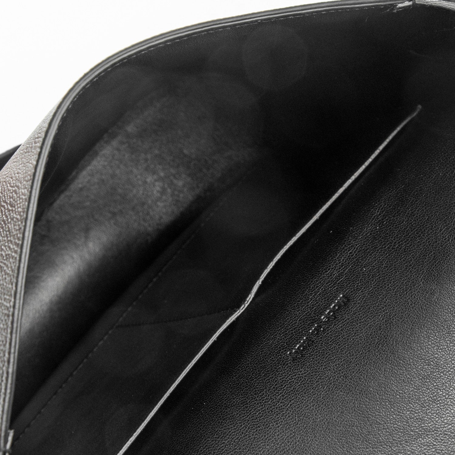 Celine Grained Calfskin Compact Trotteur Black 5 of 6