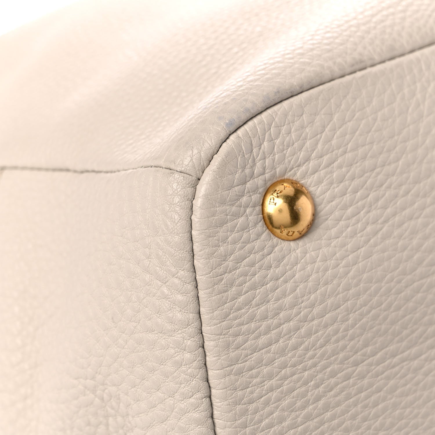 Prada Vitello Daino Tote Talco 9 of 18