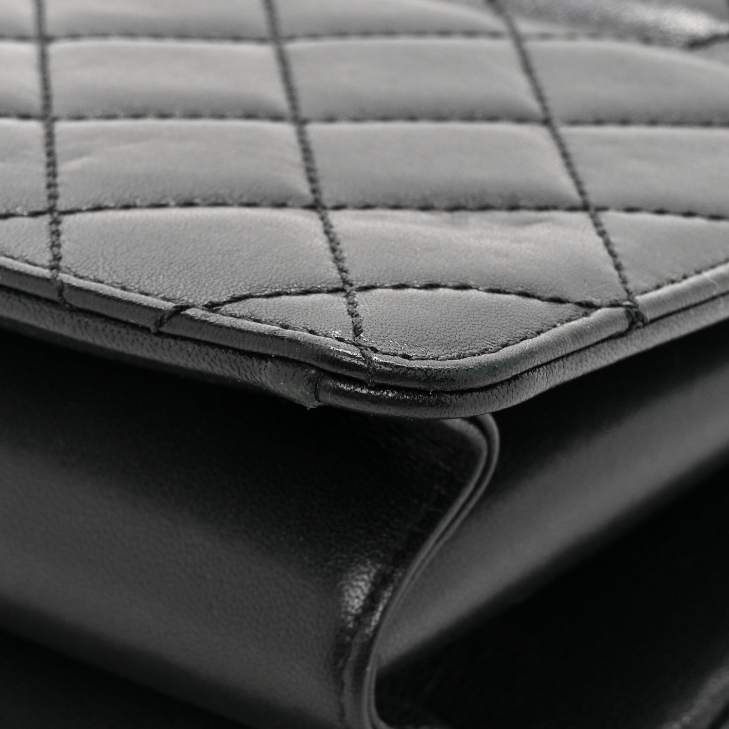 Chanel Sheepskin Quilted Beauty Lock Flap Black 15 of 19