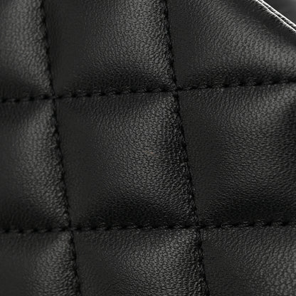 Chanel Lambskin Quilted Small Sweet Camellia Flap Black 15 of 15
