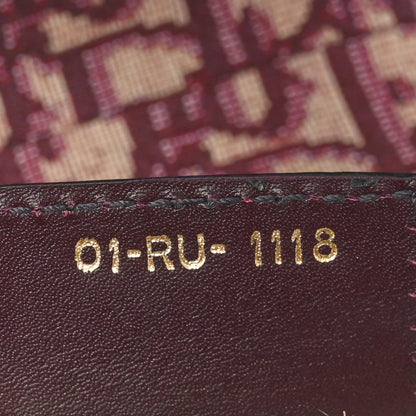 Christian Dior Oblique Saddle Bag Burgundy 7 of 10
