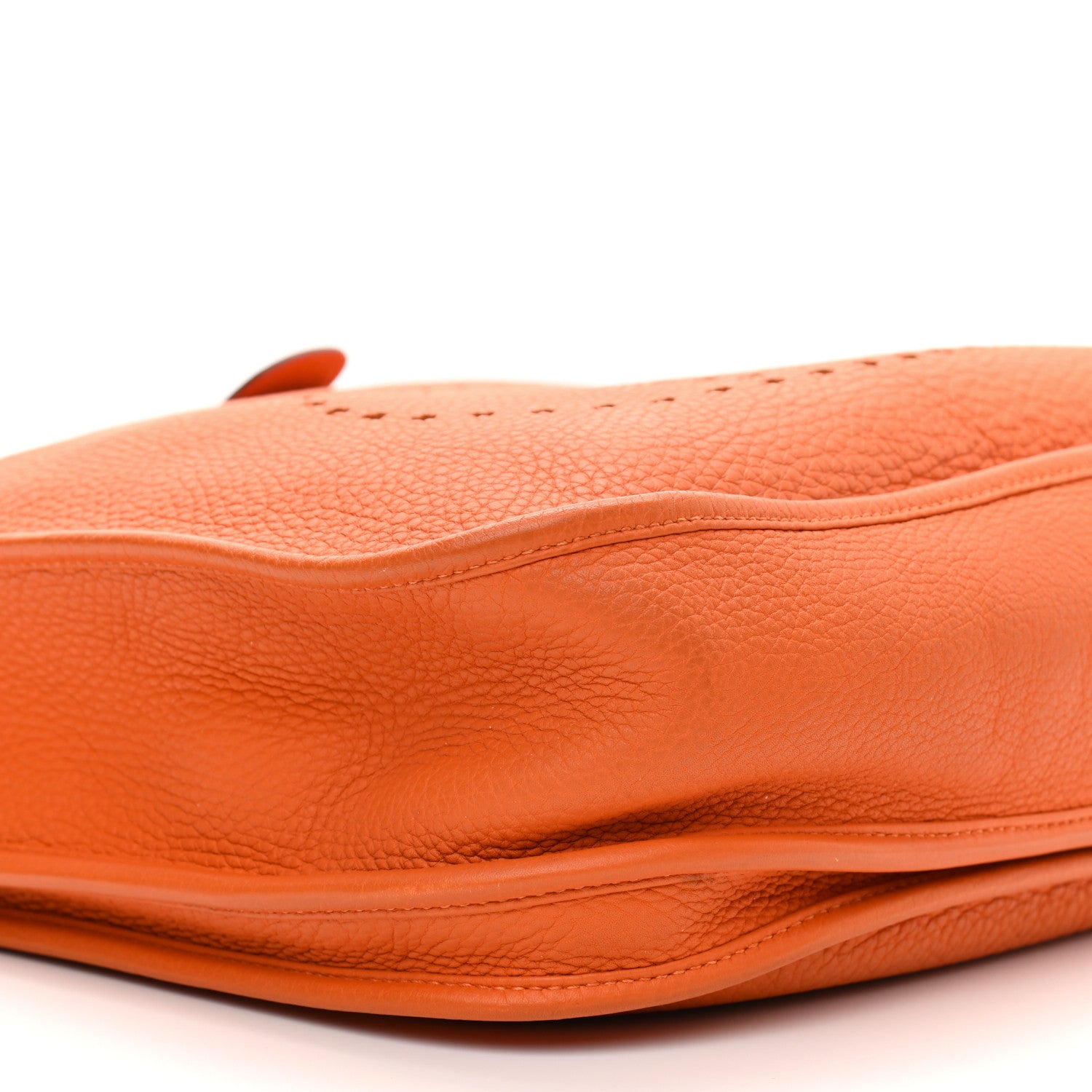 Hermes Taurillon Clemence Evelyne III GM Orange 9 of 18