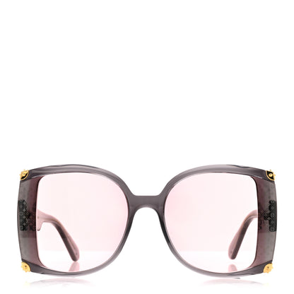 Louis Vuitton Monogram Acetate Nylon In The Mood For Love Sunglasses Z1296W Pink 2 of 7