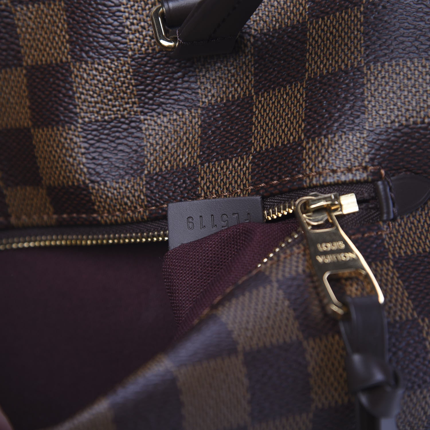 Louis Vuitton Damier Ebene Iena MM 6 of 9
