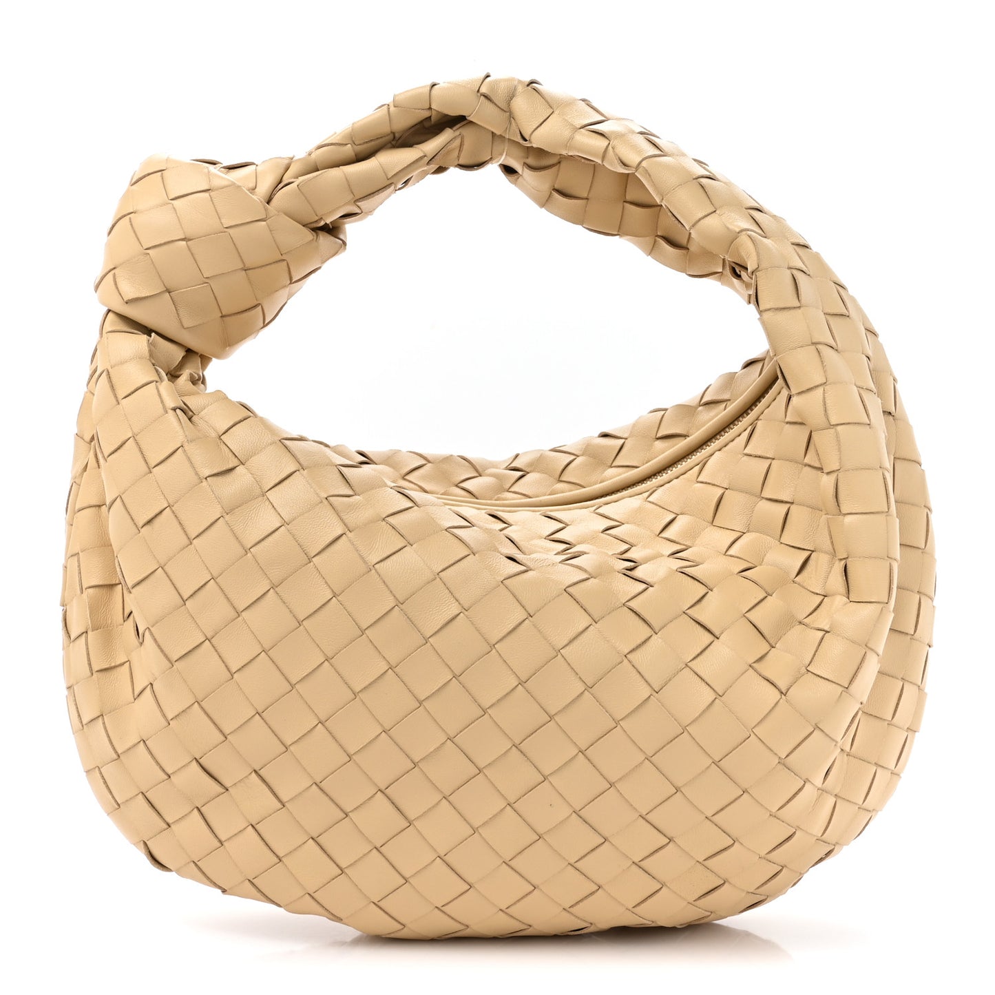 Nappa Intrecciato Teen Jodie Hobo Porridge