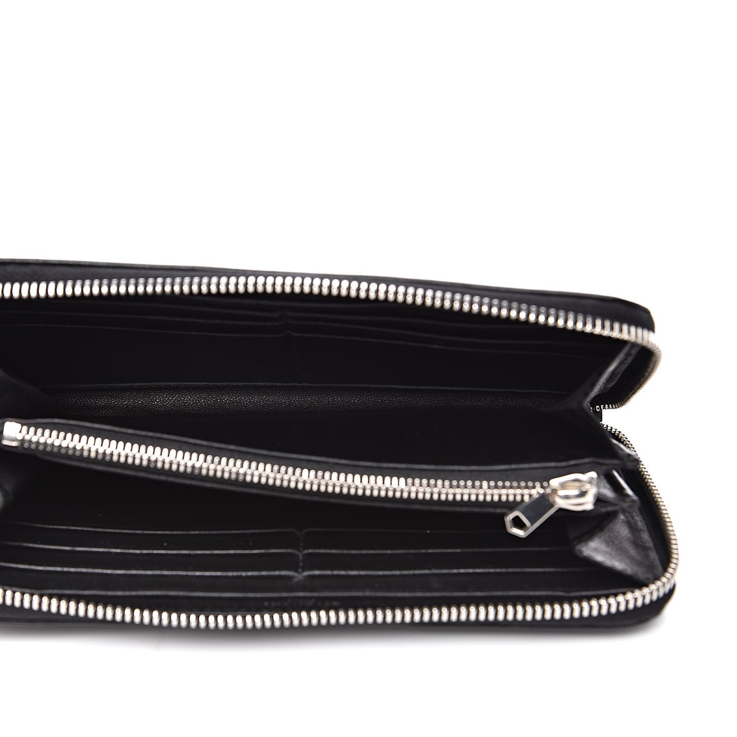 Sugar Goatskin Pandora Zip Around Wallet Black