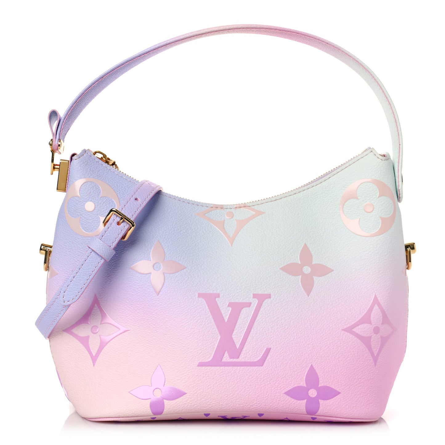 Monogram Giant Spring In The City Marshmallow Hobo PM Sunrise Pastel