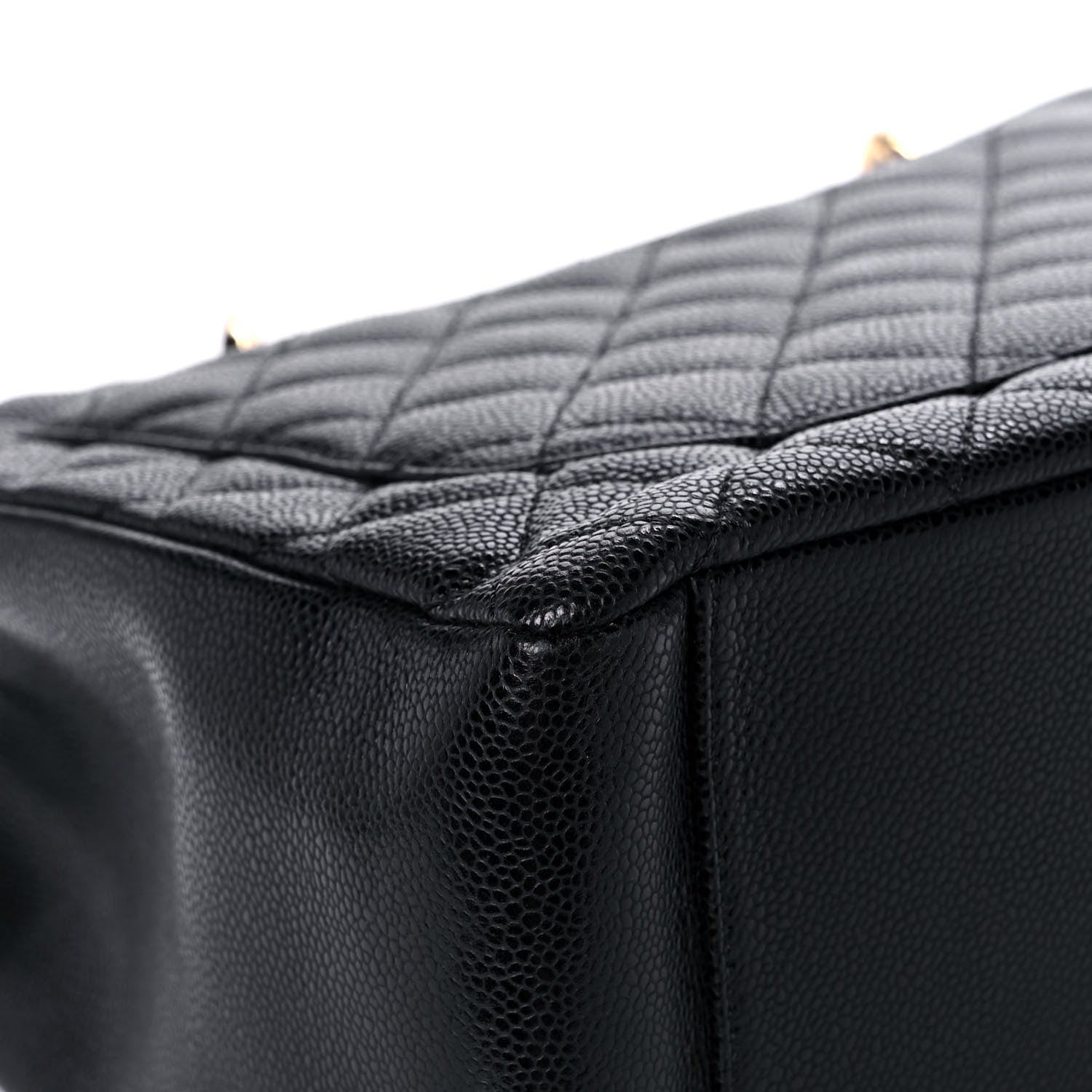 Chanel Caviar Quilted Grand Shopping Tote GST Black 11 of 12