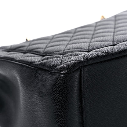 Chanel Caviar Quilted Grand Shopping Tote GST Black 11 of 12