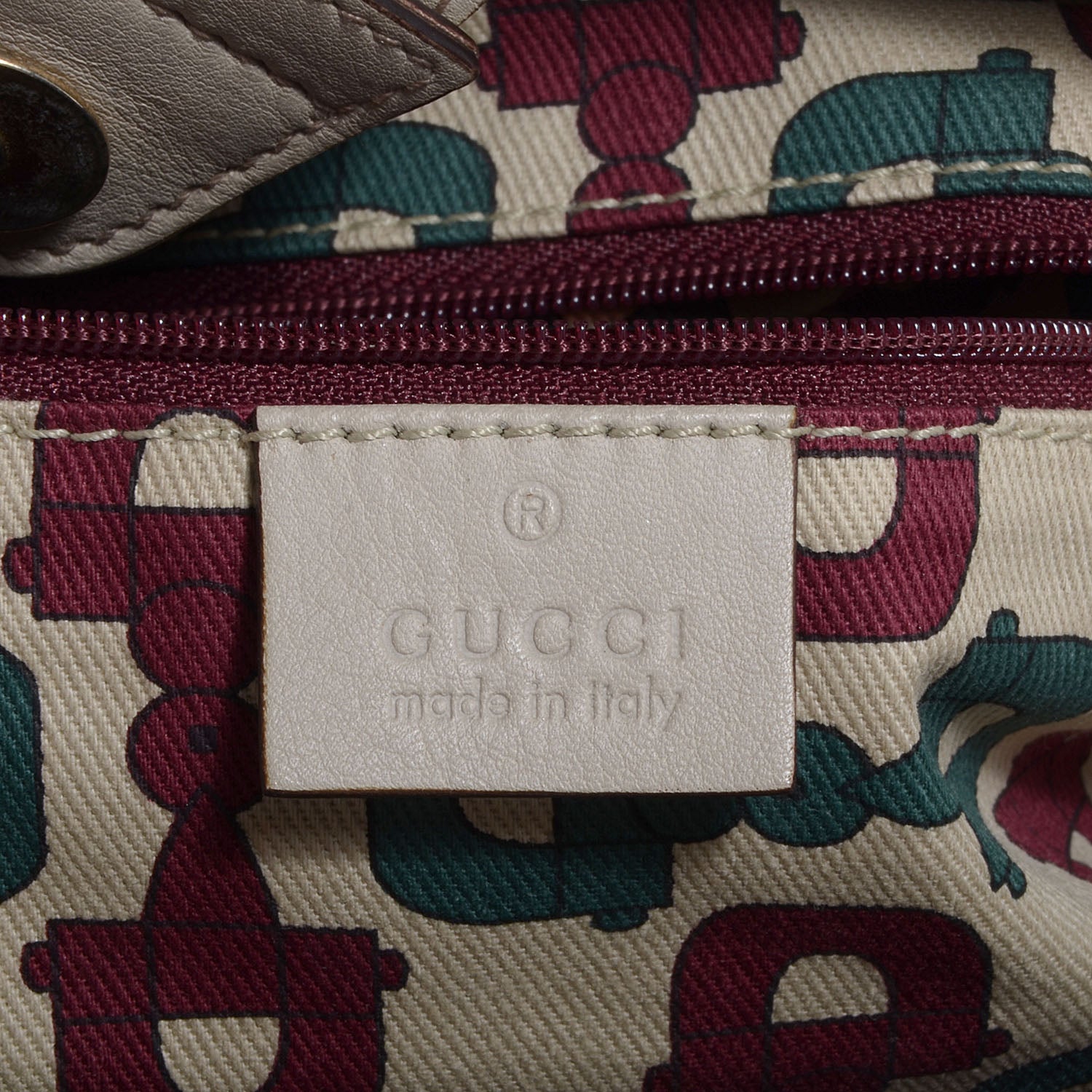 Gucci Guccissima Medium Sukey Tote Mystic White 6 of 7