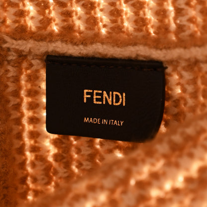 Fendi Cashmere FF Large Shopper Tote Cammello 6 of 10