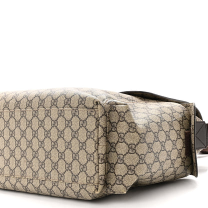 Gucci GG Plus Monogram Messenger Diaper Bag Dark Brown 11 of 13