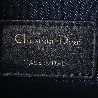 Christian Dior Denim Small Miss Dior Graffiti Book Tote Blue 6 of 10