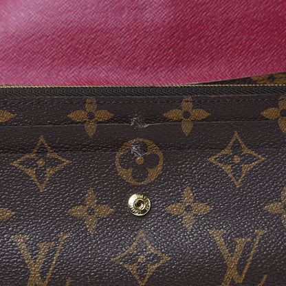 Louis Vuitton Monogram Emilie Wallet Fuchsia 13 of 13