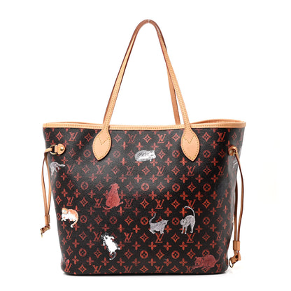 Louis Vuitton Catogram Neverfull MM Marron 1 of 12