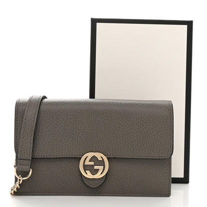 Gucci Dollar Calfskin Interlocking G Chain Wallet Loess 11 of 11