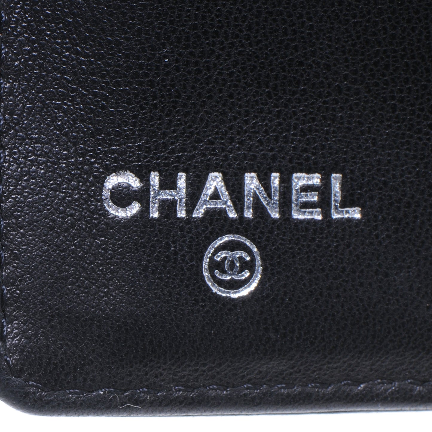 Lambskin CC Yen Wallet Black