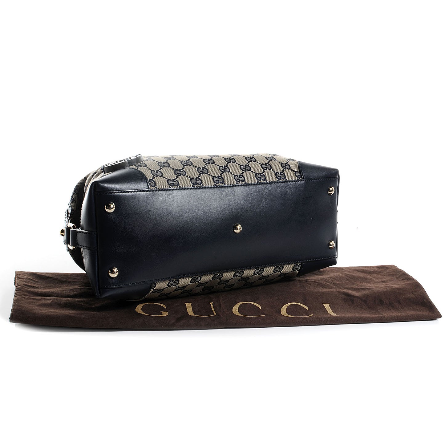 Monogram Brick Lane Small Boston Navy