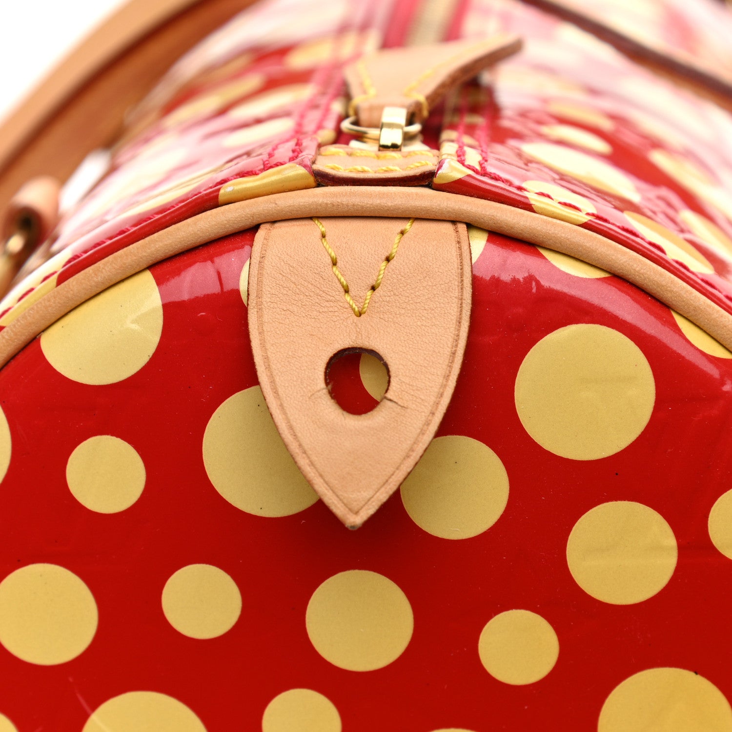 Louis Vuitton Vernis Kusama Infinity Dots Papillon 30 Red 13 of 13