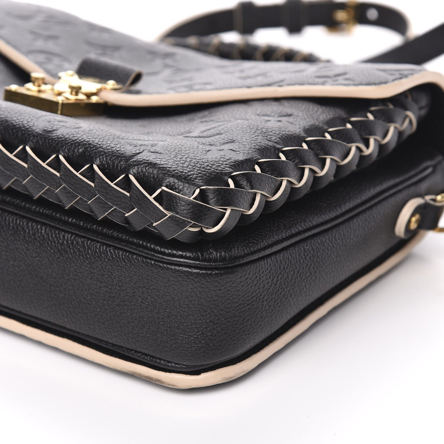 Empreinte Braided Pochette Metis Black