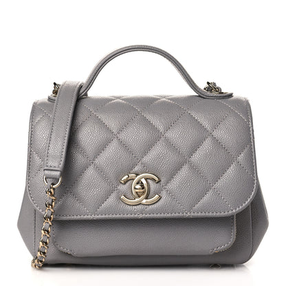 Chanel Caviar Quilted Small Business Affinity Flap Grey 1 of 9