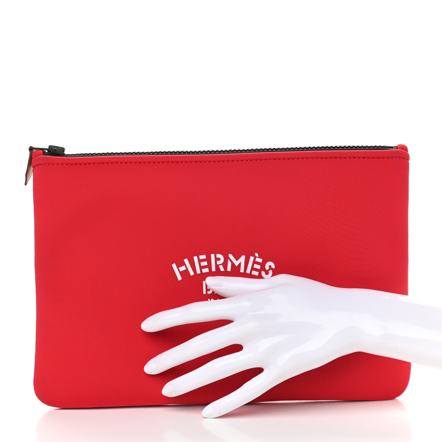 Hermes Neoprene Neobain Medium Case Rouge 2 of 8