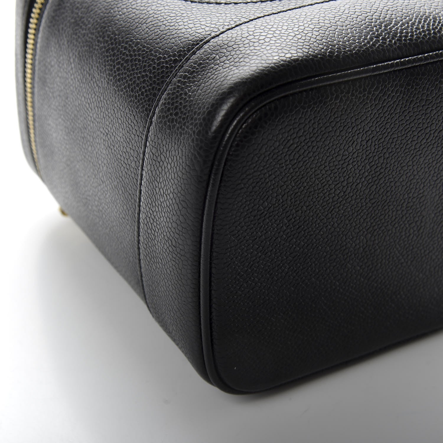Chanel Caviar Vanity Cosmetic Case Black 7 of 9