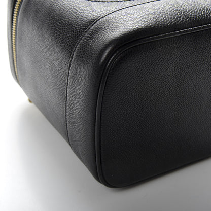 Chanel Caviar Vanity Cosmetic Case Black 7 of 9