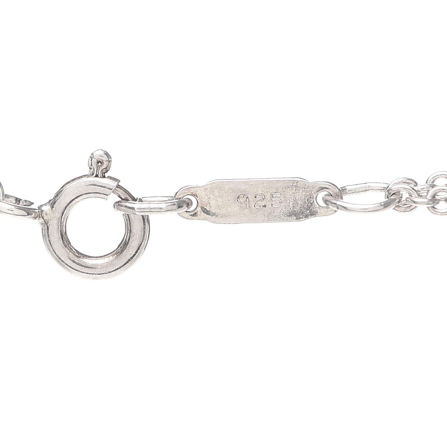 Sterling Silver Figure 8 Pendant Necklace