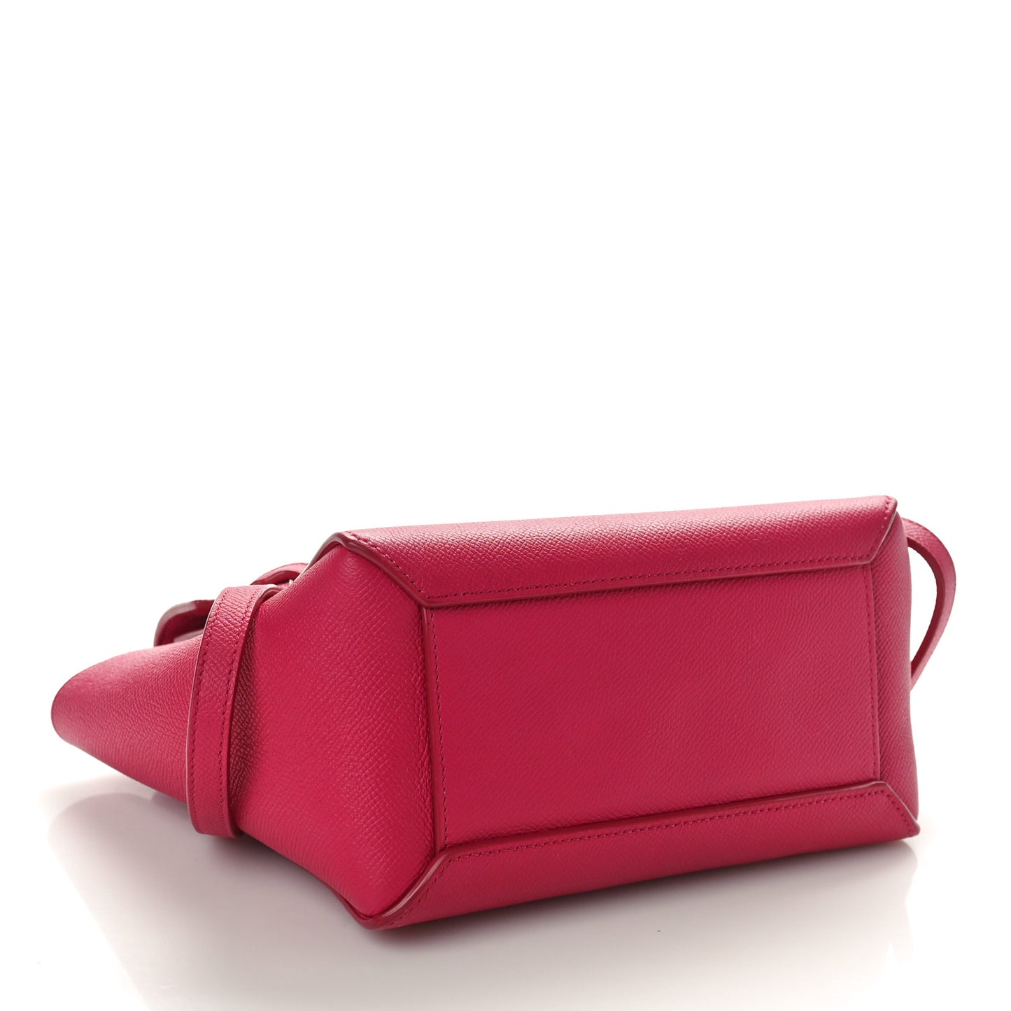 Grained Calfskin Nano Belt Bag Raspberry