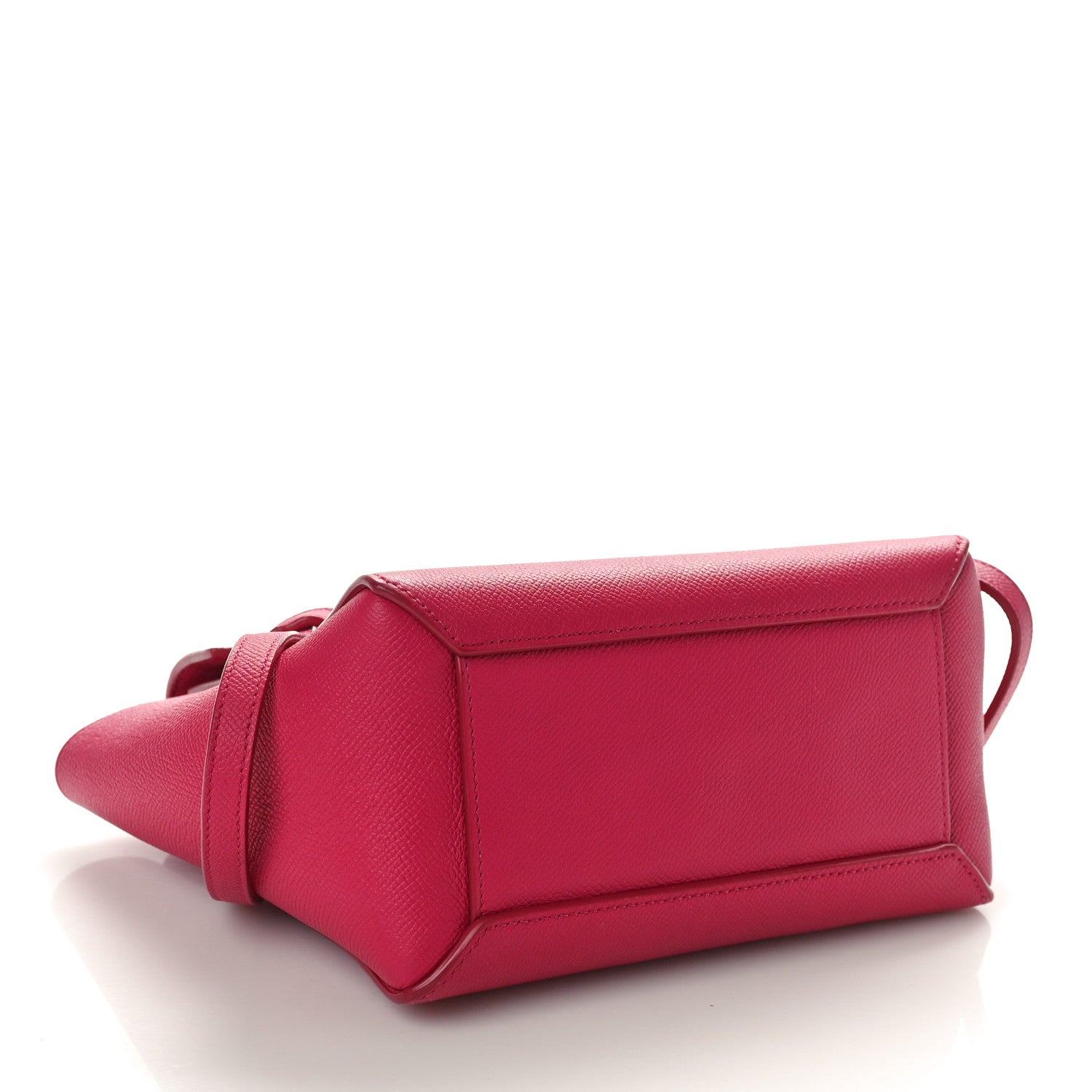Celine Grained Calfskin Nano Belt Bag Raspberry 3 of 9