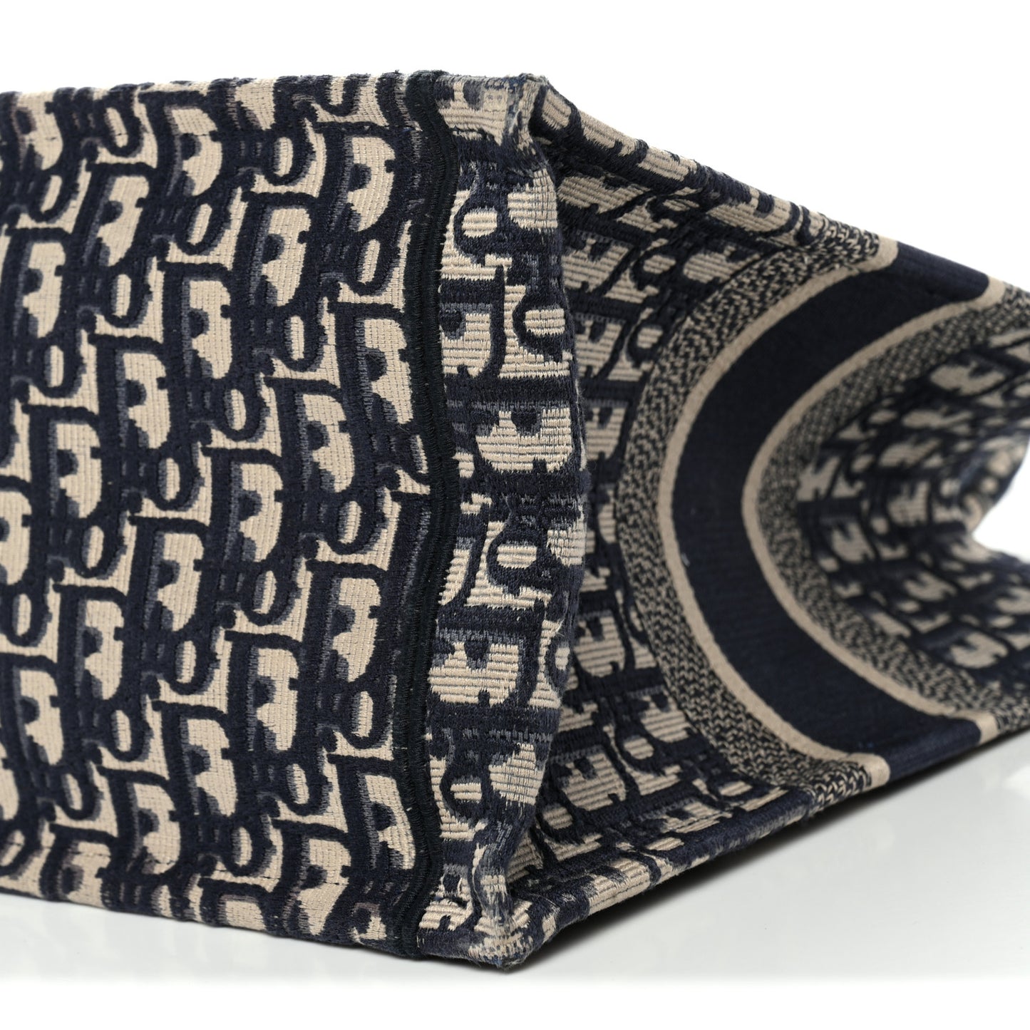 Oblique Medium Book Tote Blue Multicolor
