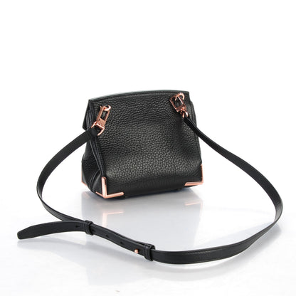 Alexander Wang Calfskin Small Marion Soft Black Rose Gold Hardware 3 of 6