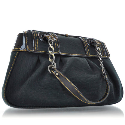 Fendi Toile Patent B Bag Black 3 of 10