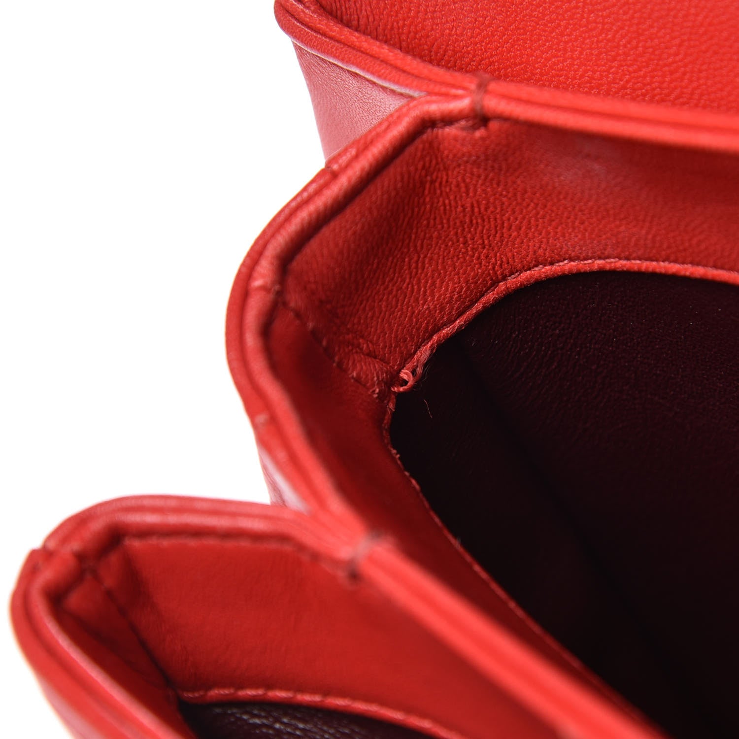 Chanel Lambskin Quilted Small Trendy CC Dual Handle Bag Red 16 of 18